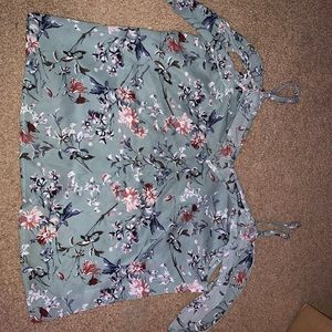 floral blouse